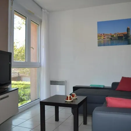 3 Pieces A Saint-cyprien : 6 Couchages, Piscine, Terrasse, Parking Et Wifi - Fr-1-225d-68 * Saint-Cyprien (Pyrenees-Orientales)