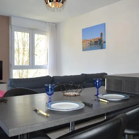 3 Pieces A Saint-cyprien : 6 Couchages, Piscine, Terrasse, Parking Et Wifi - Fr-1-225d-68 * Saint-Cyprien (Pyrenees-Orientales)